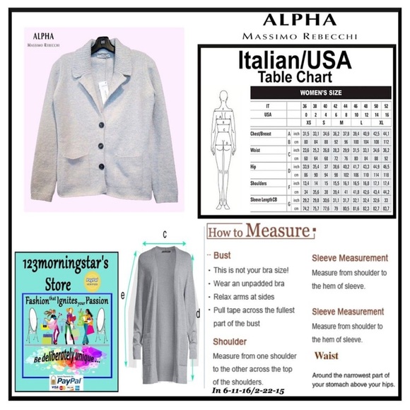 ALPHA MASSIMO REBECCHI 100% Lambs Wool Cardigan Sweater Size: 50- medium - Picture 16 of 16